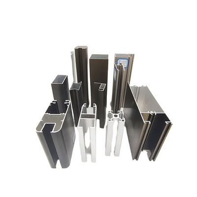 GB5237-2008 Standard Aluminium Window Slide Profile for Double Glazed Sliding Window