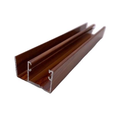 Architectural and Industrial Wood Grain Aluminum Profiles for Side-hung Door Windows