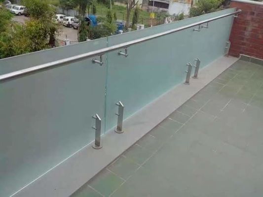 Aluminum Extruded Profiles Anodizing U Channel Glass Railing for Frameless Balustrades