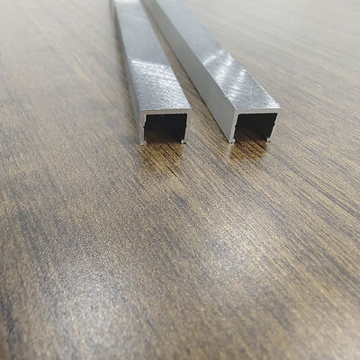 Customized Silver Decoration Trim Slot Aluminum Channel with Welding Processing Service