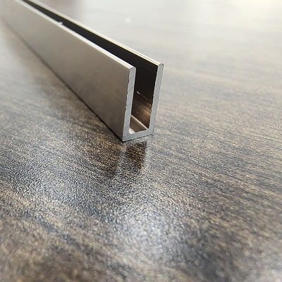 Customized Silver Decoration Trim Slot Aluminum Channel with Welding Processing Service