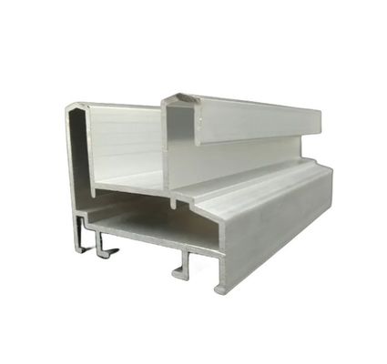 6000 Series Grade Customized Thickness Wardrobe Aluminum Profiles Extrusion Process