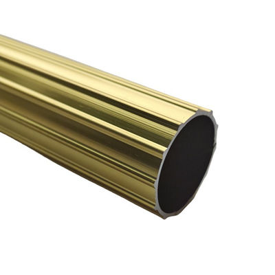 Custom Surface Treatment 6063 T5 Aluminum Extruded Profiles Round Tube in Various Types