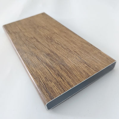 Aluminum Wood Grain Printed Partition Extrusion Profiles for Doors and Windows Is Alloy
