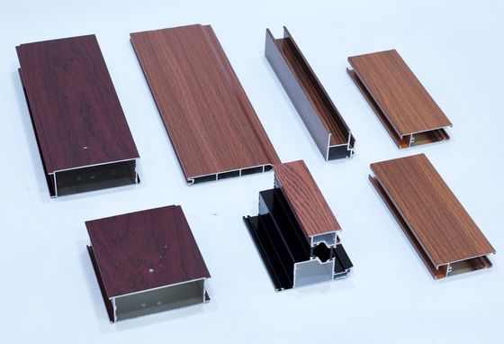 Extrusion Window Profile with Competitive and Sand Blasting Anodized Aluminum Profile