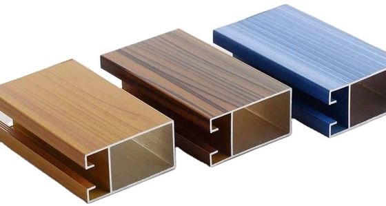 Extrusion Window Profile with Competitive and Sand Blasting Anodized Aluminum Profile