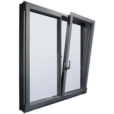 Extrusion Window Profile with Competitive and Sand Blasting Anodized Aluminum Profile