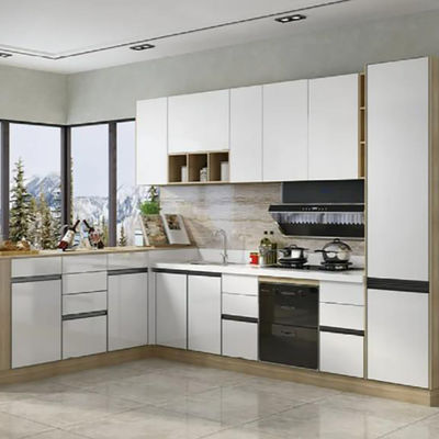 GB5237-2008 Standard Wooden Grain Aluminium Handle Profile for Furniture or Kitchen Cabinets