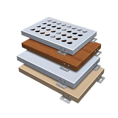 ISO Certified Custom Building Materials Aluminum Wall Cladding Sheets for Decoration