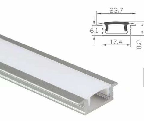 Customized Thickness Led Profile Aluminum Led Light Aluminum Profile For Leds
