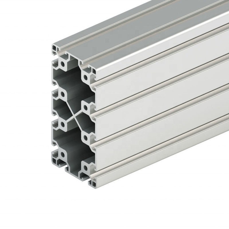 Standard GB5237-2008 80160 Aluminium Frame Material T Slot Extrusion for Products