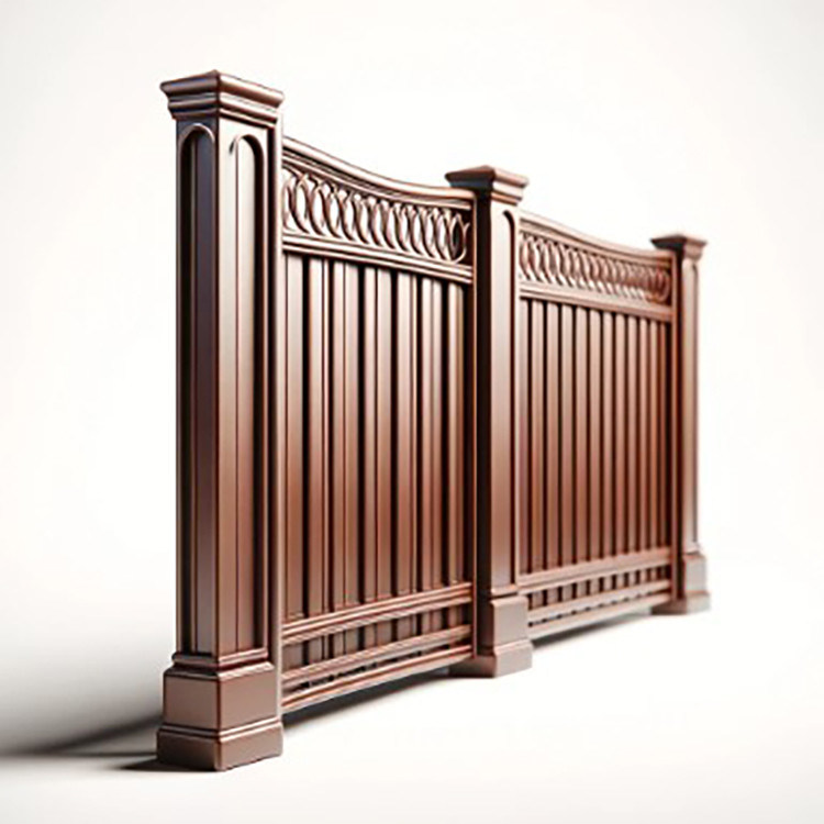 5.8-6.0M Length Customized 6063-T5 Powder Coating Aluminium Fence Brackets