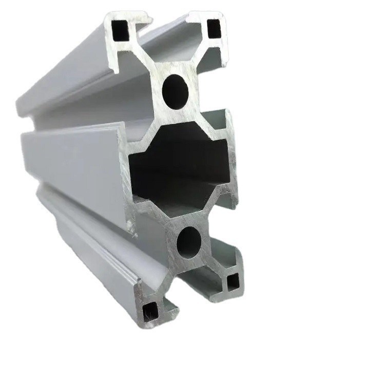 Silver 6063 Aluminum Alloy Custom Industrial Aluminum Extrusion Profiles for Products