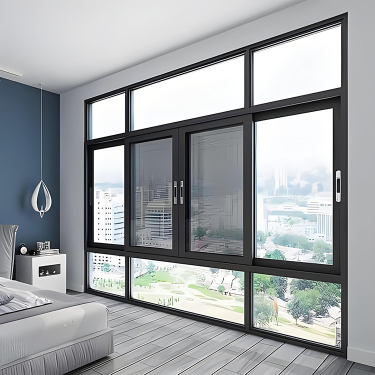 ISO9001/ISO14001/ISO18001 Certified Aluminium Profile for Double Glass Sliding Window
